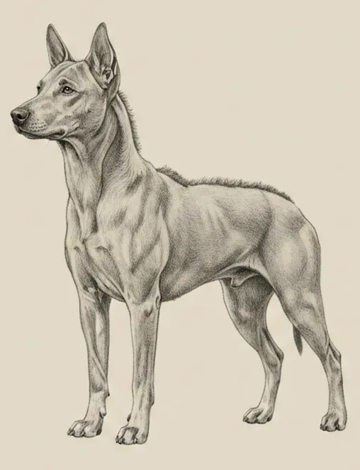 Perro Tailandés con Cresta